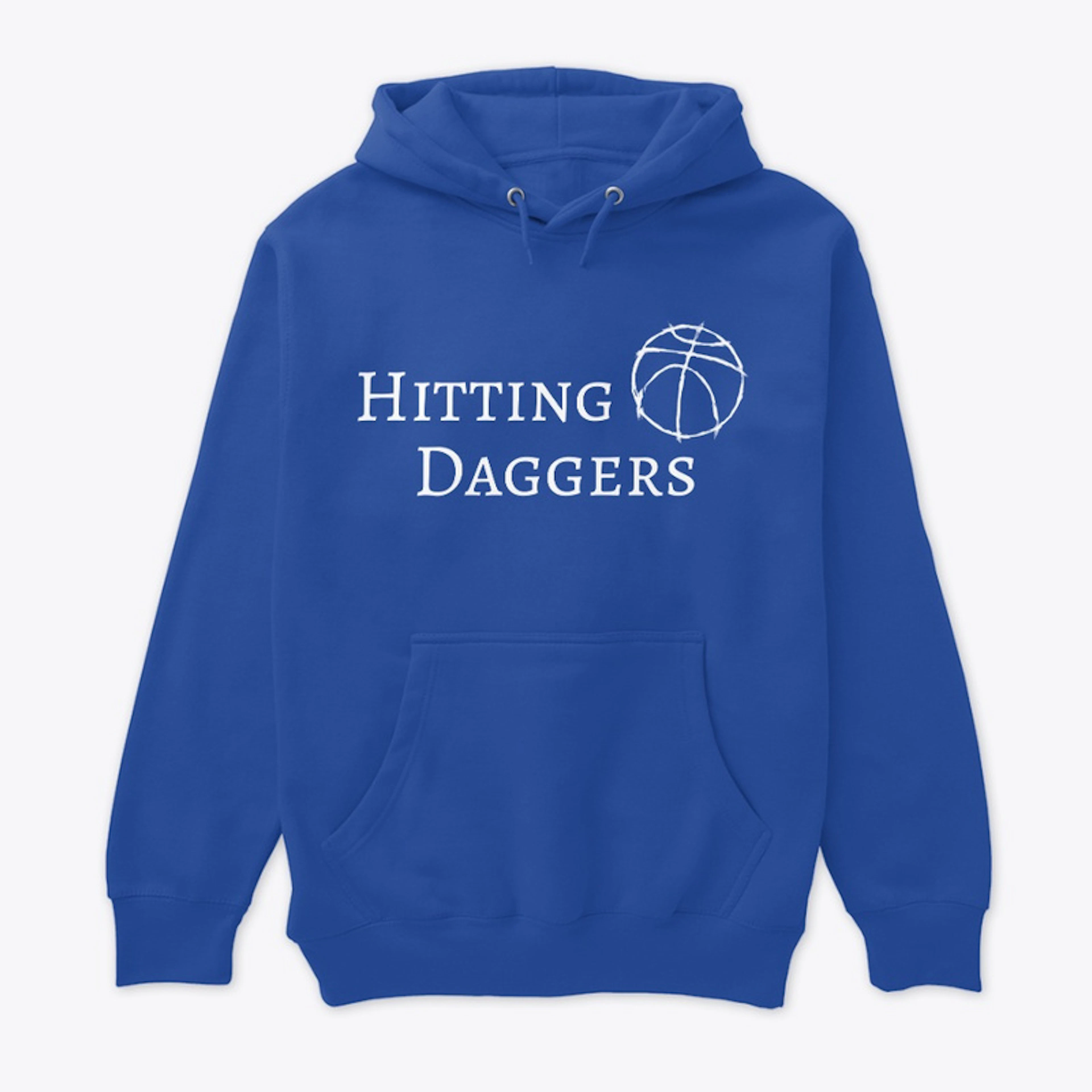 Hitting Daggers White Logo