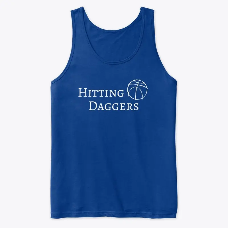 Hitting Daggers White Logo